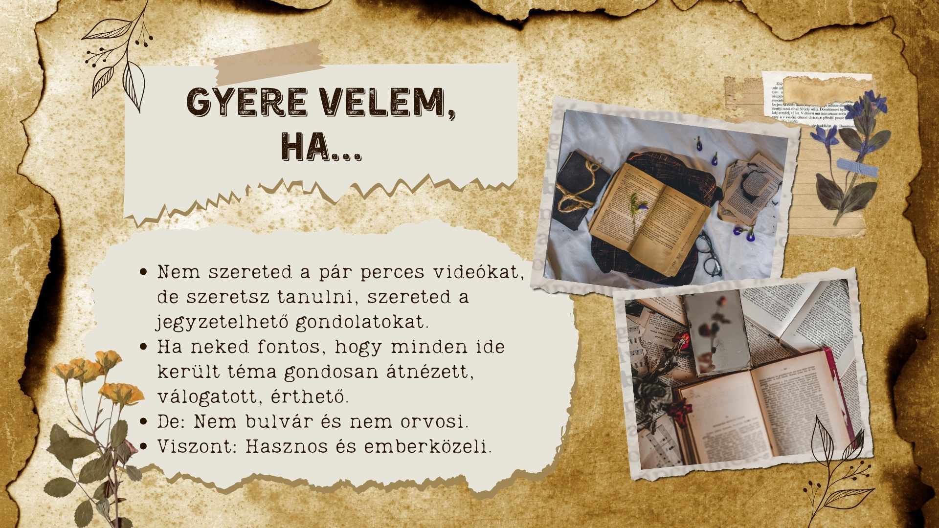 Brown Scrapbook Vintage Grunge Paper Group Project Presentation(3)